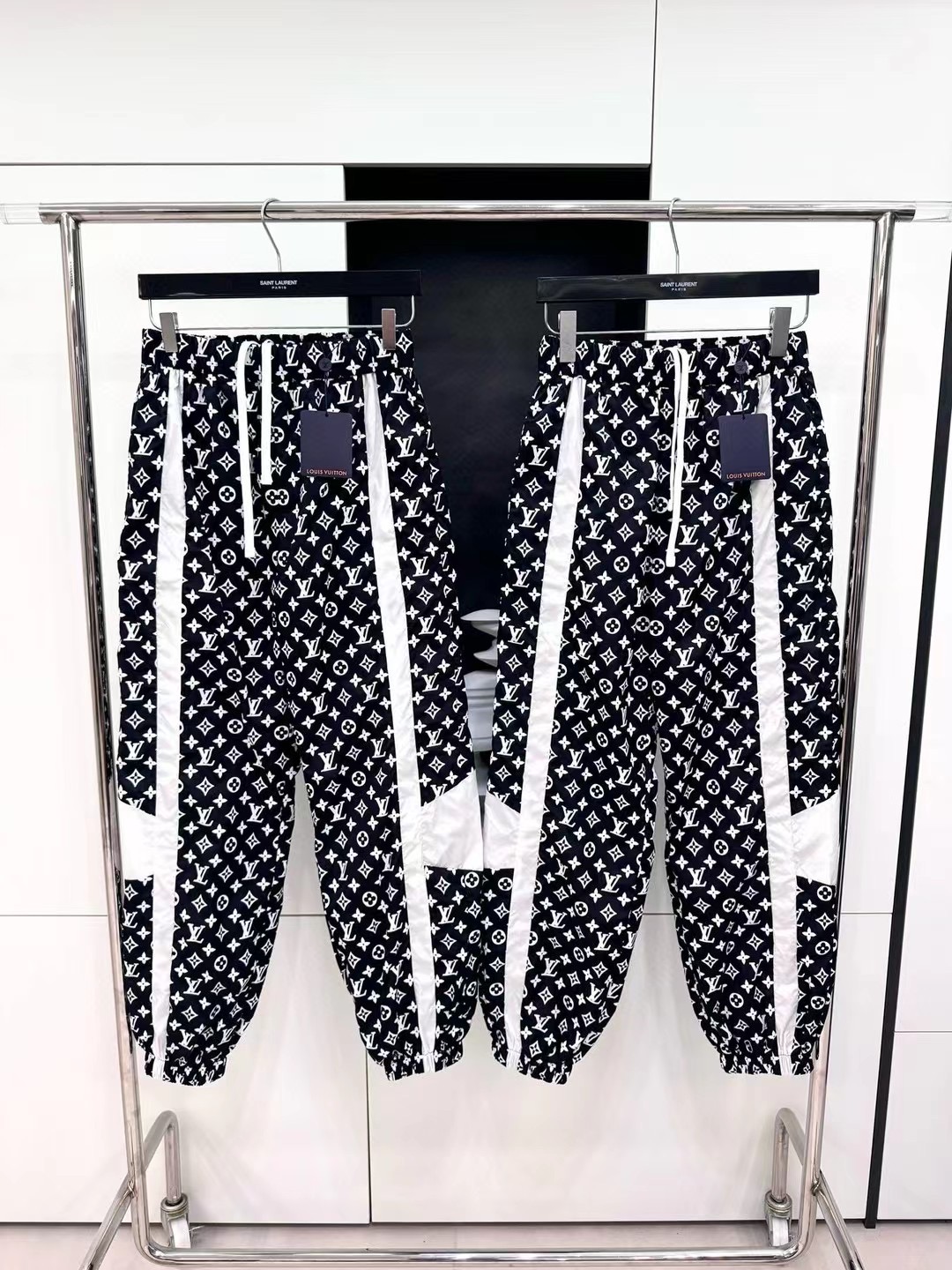 Monogram Printed Technical Track Pants