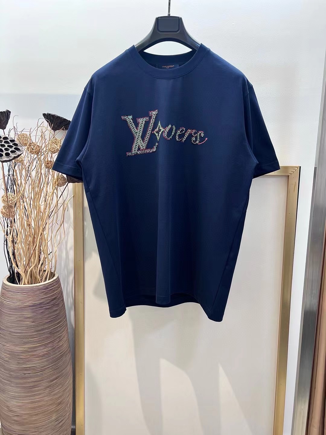 LV Vers Embellished Short-Sleeved T-Shirt